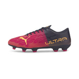 PUMA Ultra 4.4 FG/AG Football Boots - Fuchsia/Citrus  - YOUTH - Kids Shoe