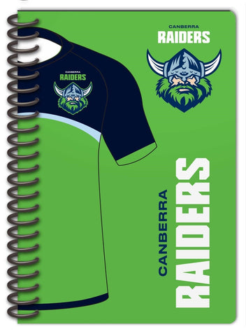 NRL Notebook Pad - Set Of Two - Canberra Raiders - Rugby League