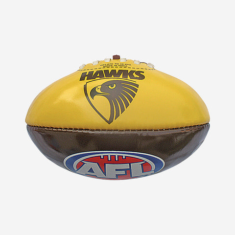 AFL PVC Club Football - Hawthorn Hawks - 20cm Ball