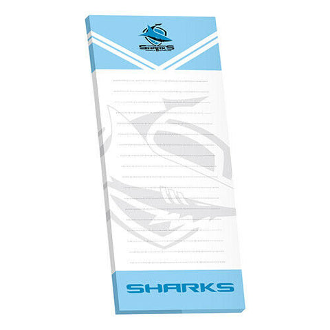 NRL Shopping List Note Pad - Cronulla Sharks -