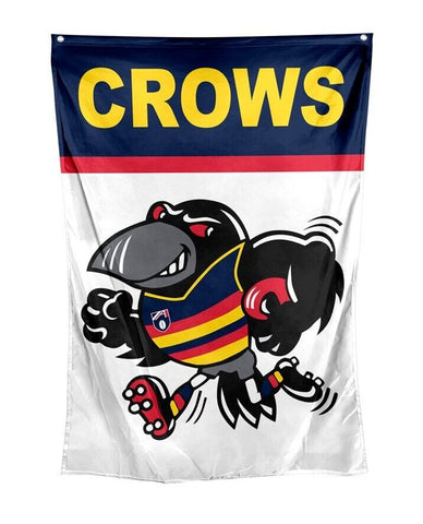 AFL Retro Wall Flag - Adelaide Crows - Cape Flag - Approx 100cm x 70cm