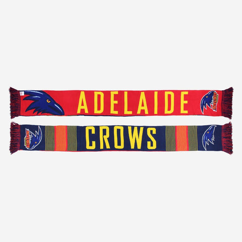 AFL Linebreak Scarf - Adelaide Crows - Double Sided - Supporter