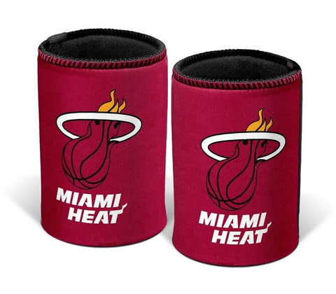 NBA Stubby Can Cooler - Miami Heat - Rubber Base - Single
