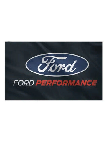 FORD Performance Supporter Flag - 150cm x 90cm - Black