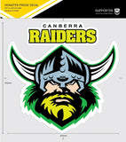 NRL Fridge Decal - Canberra Raiders - Team Logo Sticker - 452x453mm