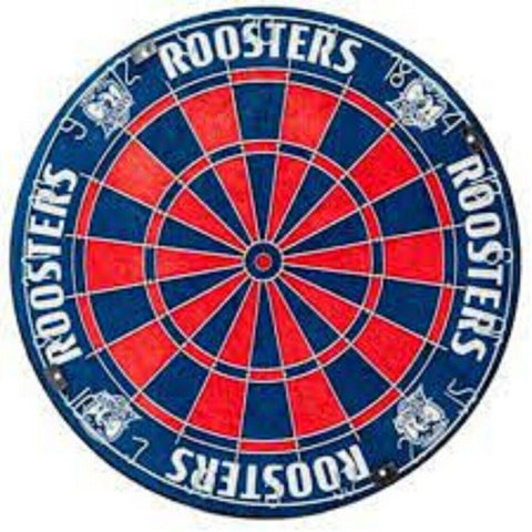 NRL Competition Size Dart Board - Sydney Roosters - In Box - Dartboard