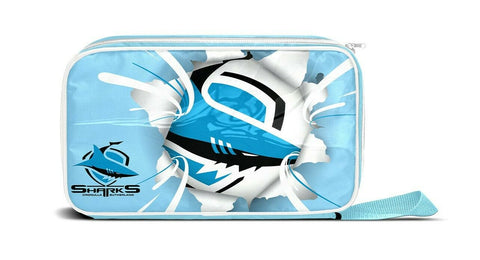 NRL Lunch Cooler Bag Box - Cronulla Sharks -  300mm x 175mm x 65mm