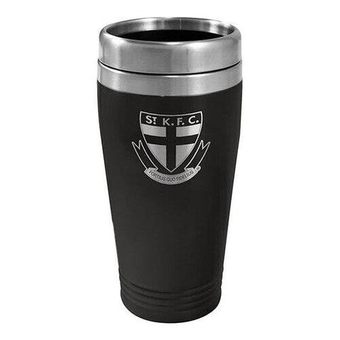AFL Coffee Travel Mug - St Kilda Saints - Thermal Drink Cup With Lid