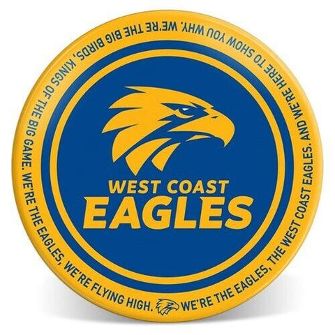 AFL Melamine Plate - West Coast Eagles - 20cm diameter - Single