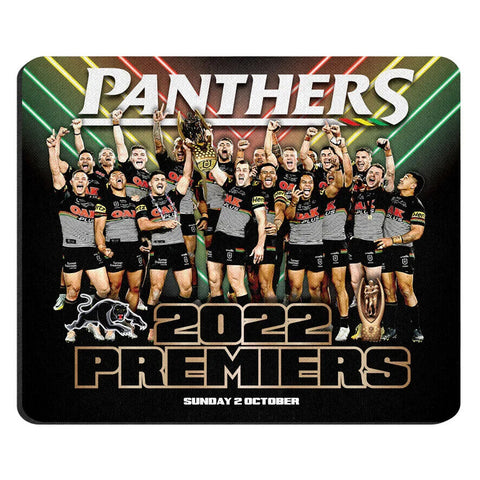NRL 2022 Premiers Team Photo Mouse Pad - Penrith Panthers