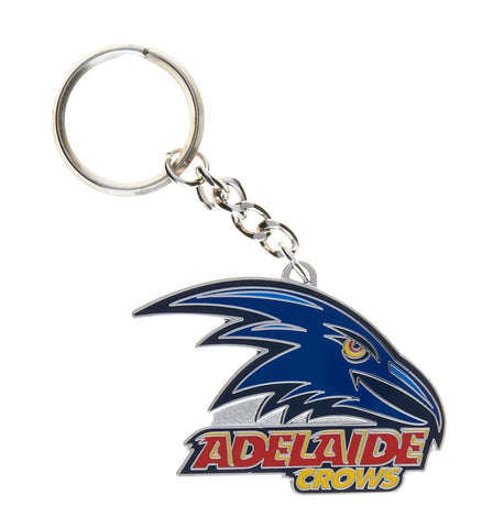 AFL Logo Metal Key Ring - Adelaide Crows - Keyring - Aussie Rules - TROFE
