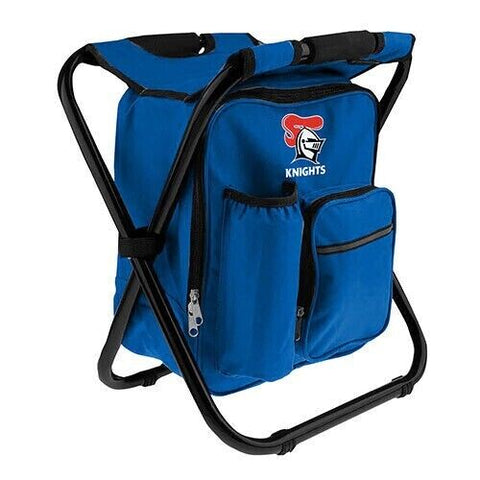 NRL Newcastle Knights - Insulated Cooler Bag Camping Stool - Foldable Storage