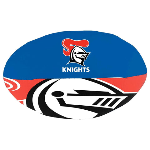 NRL Plush Soft Football - Newcastle Knights - 12cm x 25cm