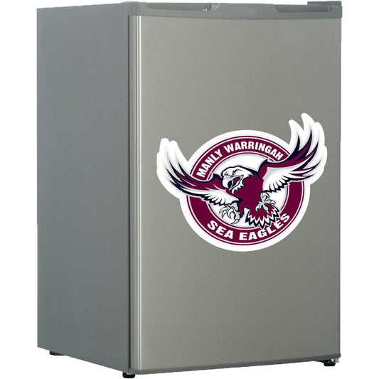 NRL Fridge Decal - Manly Sea Eagles - Team Logo Sticker - 407mm x 456mm