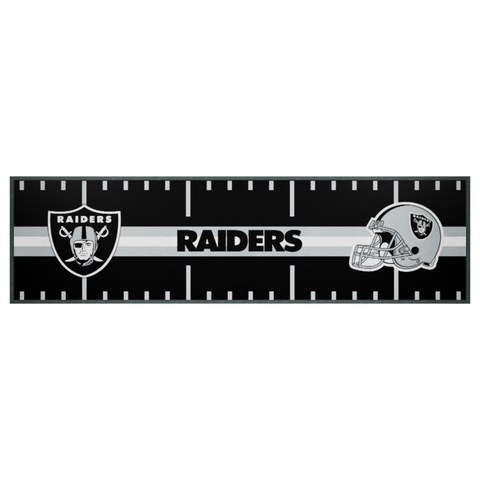NFL Bar Runner - Las Vegas Raiders - 25x90cm - Rubber Backed
