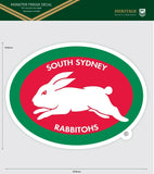 NRL Heritage Fridge Decal South Sydney Rabbitohs -Team Logo Sticker - 354x470mm