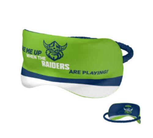 NRL Sleep Mask - Canberra Raiders - Reversible - Washable - One Size