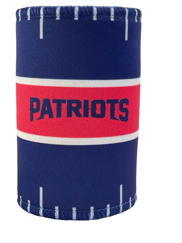 NFL Stubby Cooler - New England Patriots - Can Cooler - Drink - Rubber Base