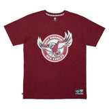 NRL Cotton Logo Tee Shirt - Manly Sea Eagles - Mens -