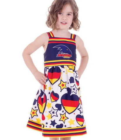 AFL - Adelaide Crows - Stars And Stripes Dresses - Youth Toddler - Dress Girl