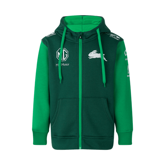 NRL 2023 Full Zip Hoodie - South Sydney Rabbitohs - Youth - CLASSIC