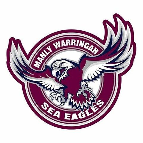 NRL Logo Sticker - Manly Sea Eagles - 25cm x 21cm Decal